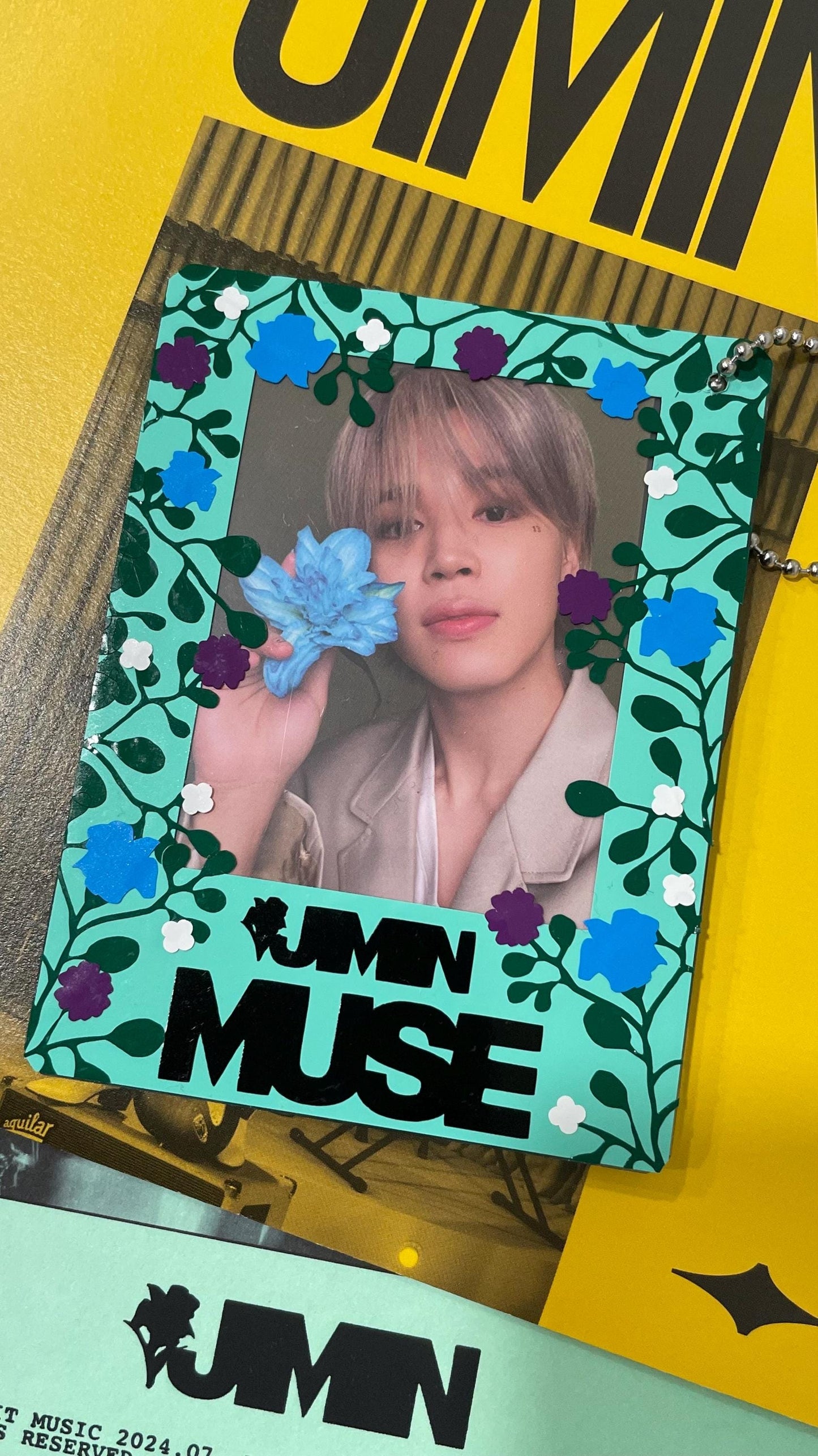 Jimin Muse decorated toploader | K-pop | Photocard holder |