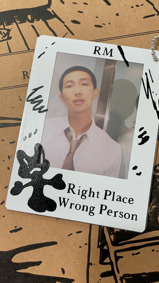 Right Place Wrong Person decorated toploader | K-pop | Photocard holder |
