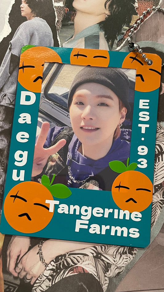 Suga Agust D decorated toploader | K-pop | Photocard holder |