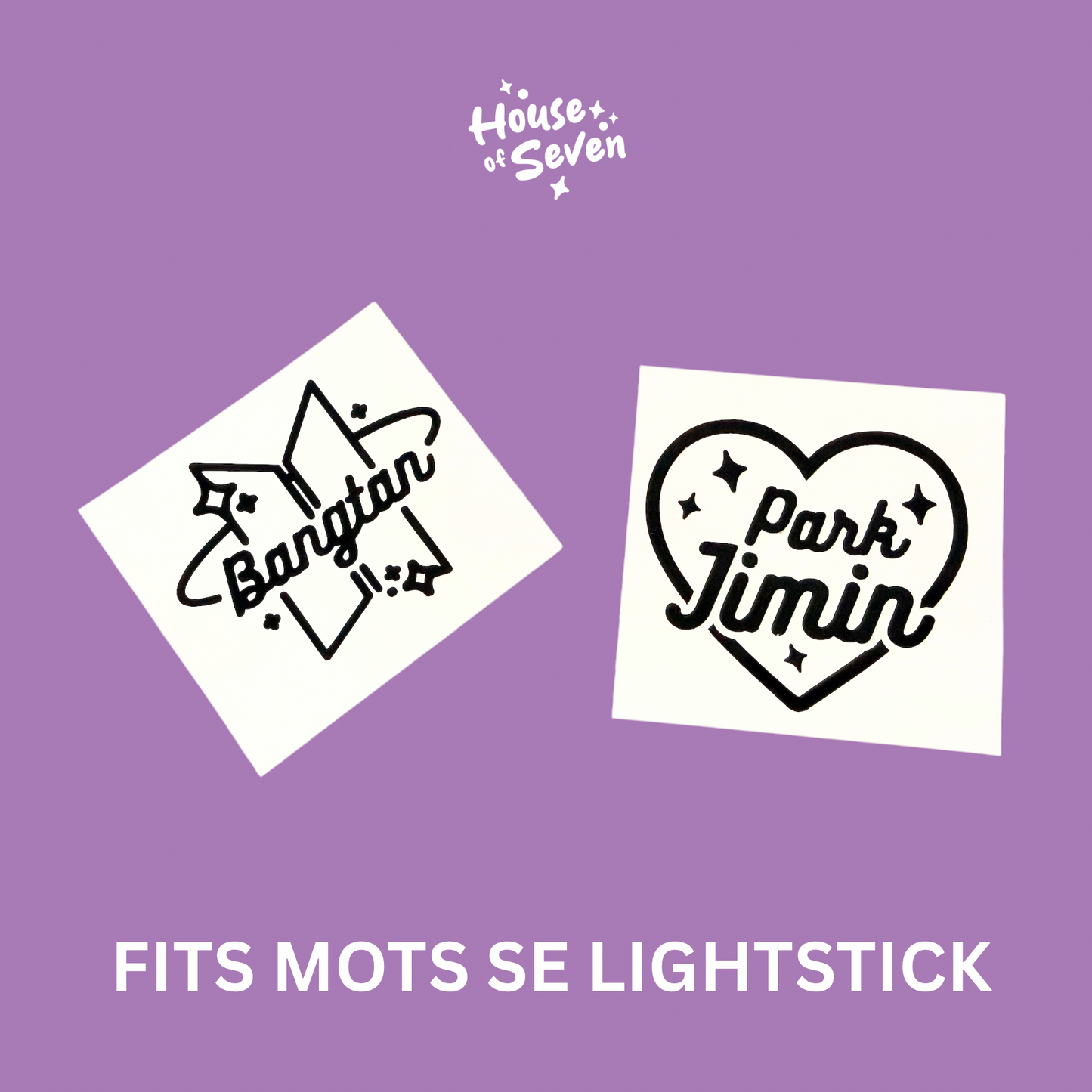 Bangtan Bias Army bomb lighstick globe decal set | K- Pop |