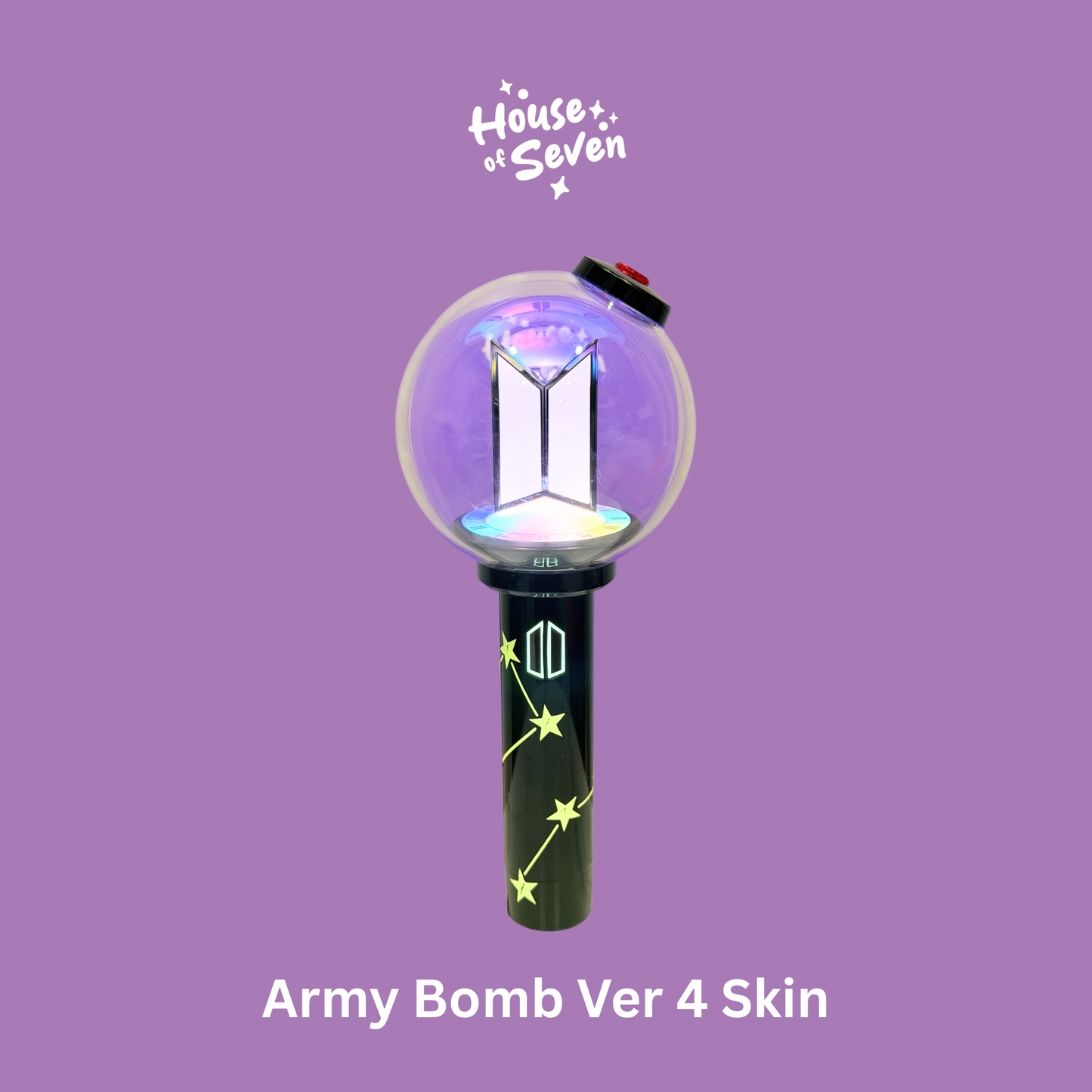 Glow In The Dark Big Dipper Ver.4 Lightstick Skin Decal | K-pop |