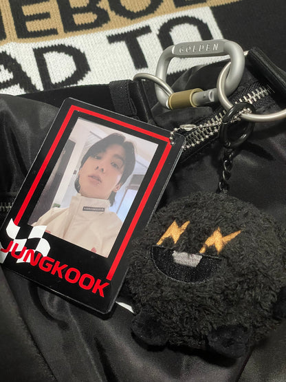 Jung Kook F1 themed decorated toploader | K-pop | Photocard holder |