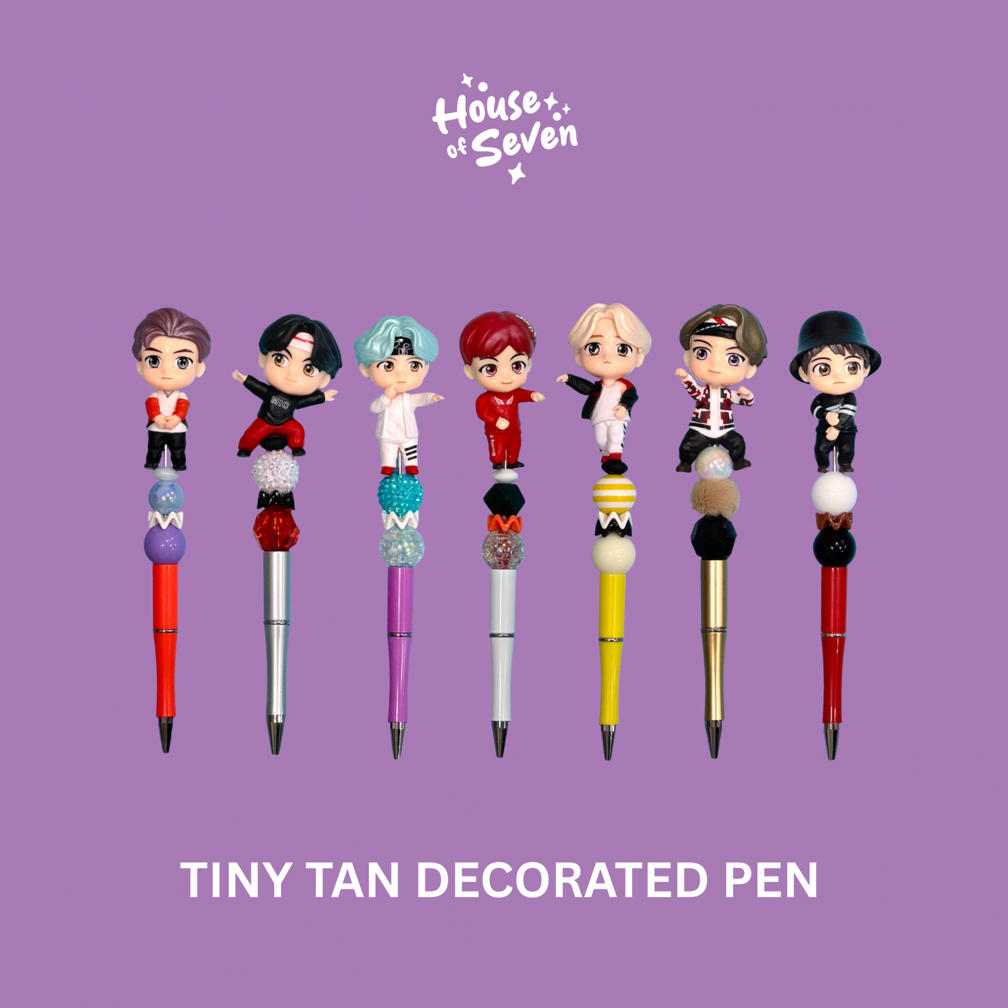 Tiny Tan Decorated Pen 2nd Drop | K-pop |