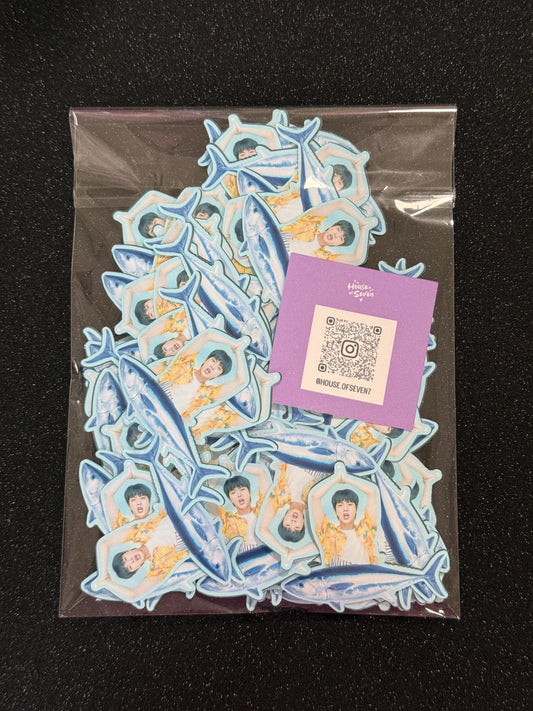 Jin Super Tuna Matte Stickers | K-pop |